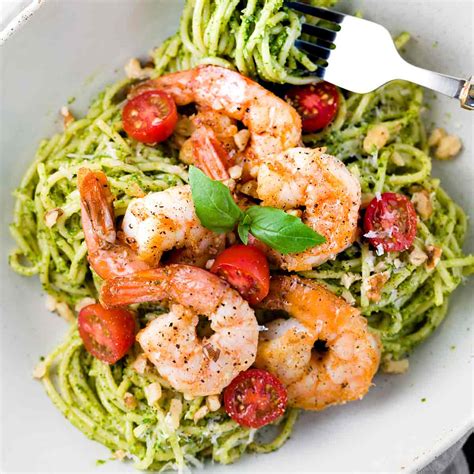 30 Minute Pesto Shrimp Pasta Recipe Jessica Gavin