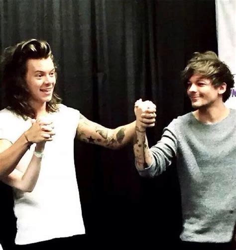 Harry Styles And Louis Tomlinson Hold Hands At A Meet And Greet - Twitter Loses ALL Chill