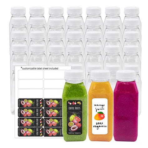 Amazon Upper Midland Products Empty PET Plastic Juice Bottles