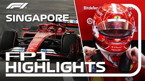 Fp Highlights Singapore Grand Prix Youtube