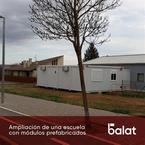 Ampliación de una escuela con módulos prefabricados Balat