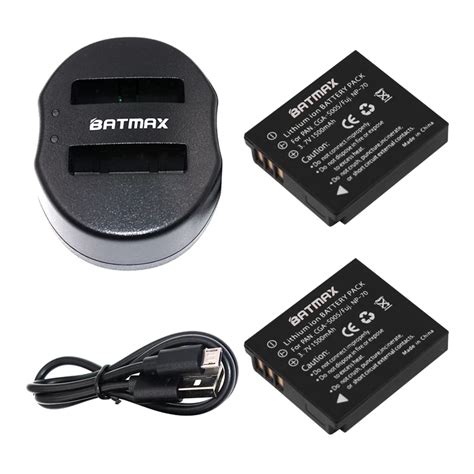 Batmax Pcs Cga S Cga S Cgas Battery Usb Dual Charger For