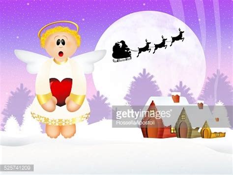 Funny Angel At Christmas Stock Clipart | Royalty-Free | FreeImages