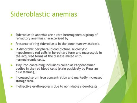 Sideroblastic Anemia Ppt