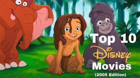 Top 10 Disney Movies (2005 Edition) - YouTube