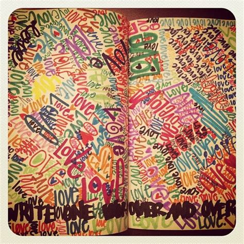 Wreck This Journal Write One Word Over And Over From