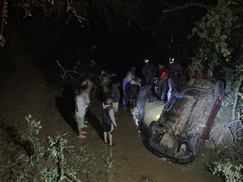 Motorista fica ferido após carro despencar de ponte em Capela do Alto