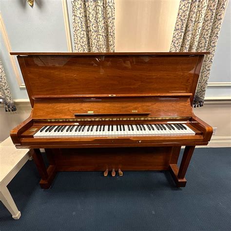 Used Samick Su131 Upright Piano In Polished Walnut Merriam