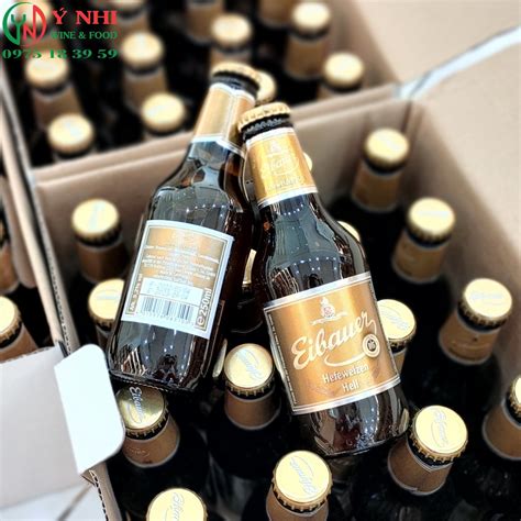 Bia Eibauer Hefeweizen Hell Chai Vàng Shop Rượu Ý Nhi