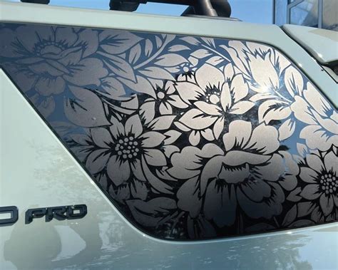 Floral Montage Prezisioncut® Vinyl Window Decal Fits 1996-2025 Toyota ...