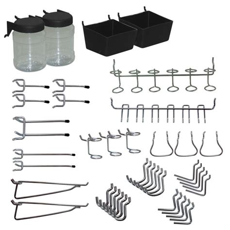 Shop Blue Hawk Pack Steel Assorted Pegboard Hooks At Lowes