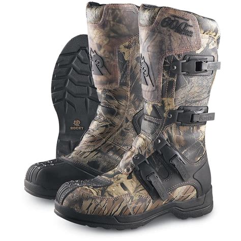 Mens Rocky® Extreme 600 Gram Thinsulate™ Ultra Insulation Atv Boots Mossy Oak® 36384