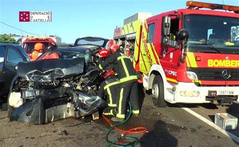 Fallece Uno De Los Cuatro Heridos En El Accidente Con Cinco Vehículos