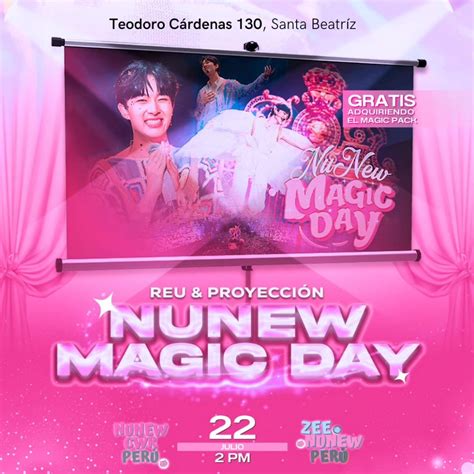 Nunew Per Fanclub On Twitter Nunew Magic Day