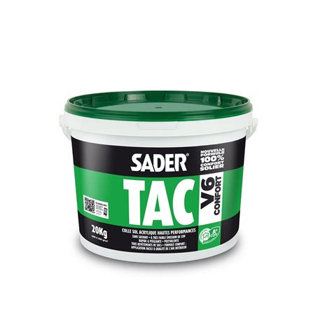 SADERTAC V6 Colle Acrylique Haute Performances Sans Solvant Pour Sols