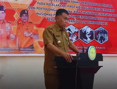 Bupati Natuna Wan Siswandi Buka Pelatihan Potensi Pertolongan Pertama