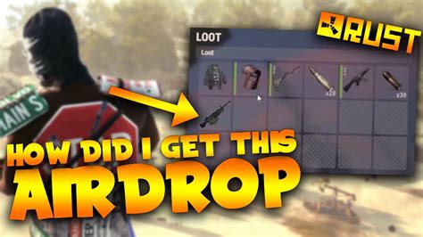 Luckiest Airdrop Ever Rust Youtube