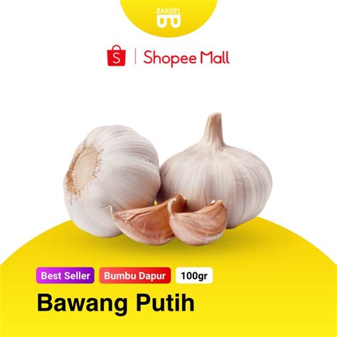 Jual Bawang Putih Premium Harga Per 100gr Bakoel Sayur Online