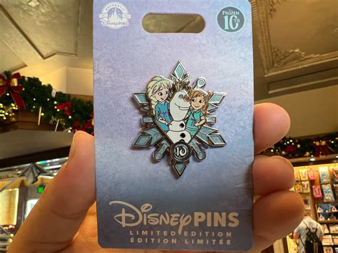 A New Line Of Frozen 10th Anniversary Pins Has Arrived At Disney World