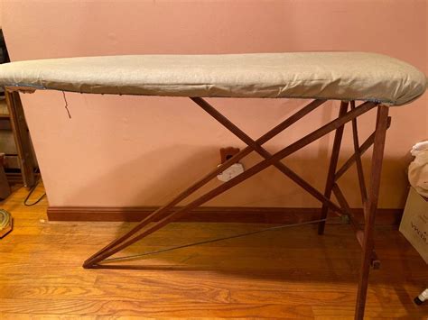 Cool Old Wooden Ironing Board Estatesales Org