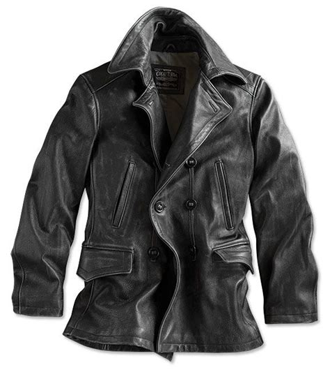 Double Breasted Black Leather Jacket For Men In 2024 Leather Jacket