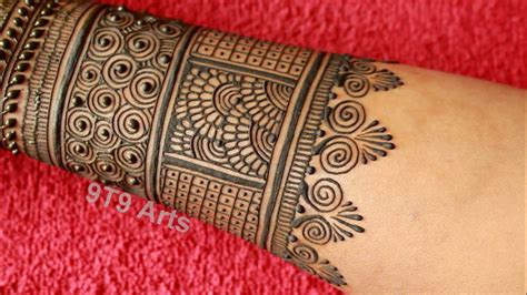 Design Of Mehndi In Full Hand