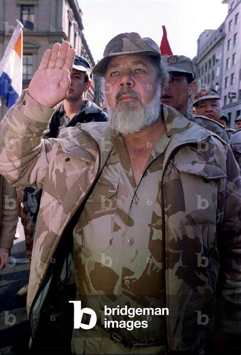 Image of South African Neo-Nazi leader Eugene Terre Blanche gestures ...