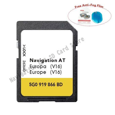 Carte Sd De Navigation Vw At Map Uk Gb Europe Irlande Sat Nav V16