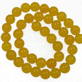 Uk Semi Precious And Gemstone Beads Malay Jade Dyed Honey Yellow