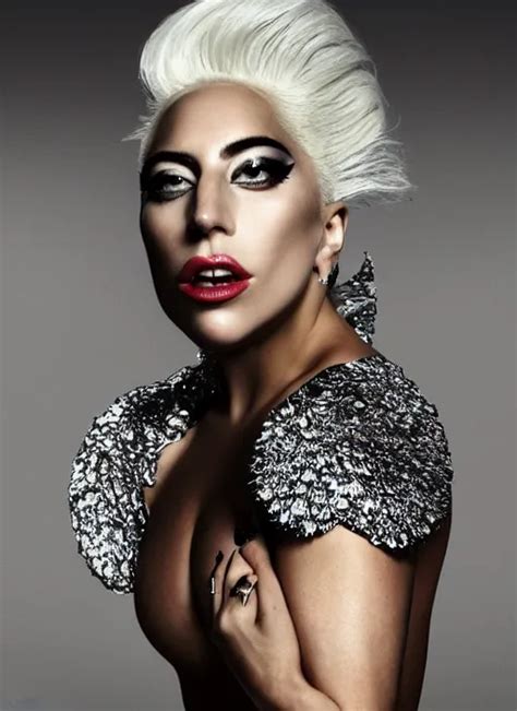 Lady Gaga Photoshoot By Nick Knight Editorial Studio Stable Diffusion