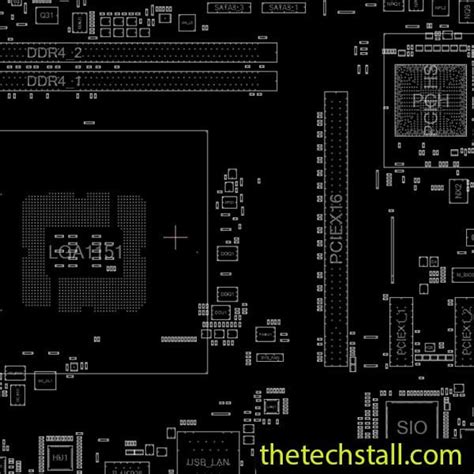 Gigabyte GA-H110M-H Rev1.02 BoardView File - The Tech Stall