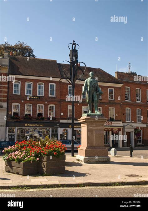 Statue Of Lord Palmerston British Prime Minister 1855 1858 And 1859 1865