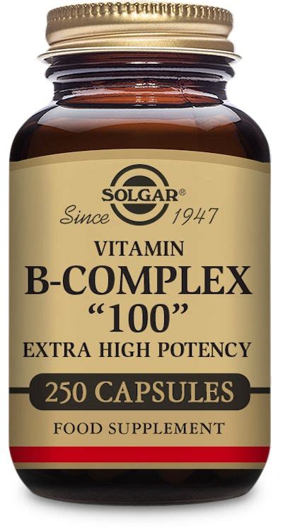 Solgar Formula Vitamin B Complex 100 250 Capsules Medino