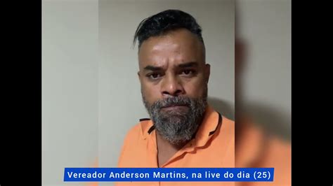 Vereador Anderson Martins está proibido de falar sobre o vereador