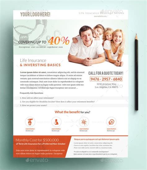 25 Insurance Flyer Templates Free And Premium Download