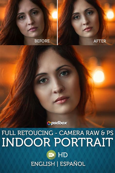 Indoor Portrait Retouching Using Camera Raw Portrait Retouch