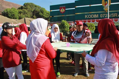 Kodim Sragen Menggelar Berbagai Lomba Sangat Meriah