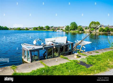 Uk Glasson Dock June 1 2016 A View Of The Port Of Lancaster At Glasson Dock Lancashire Stock