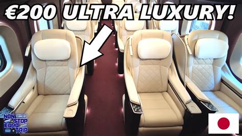 Shinkansen GRAN CLASS Review Japan S MOST EXPENSIVE Train Seat YouTube