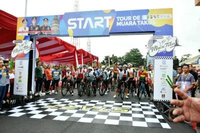 Peserta Funrace Tour De Muara Takus 2022 Resmi Dilepas Gubri