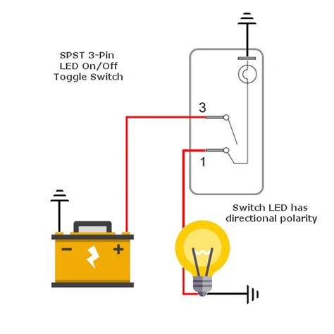 V Lighted Toggle Switch Wiring