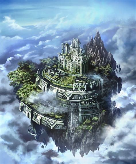 Fantasy Castle In The Sky