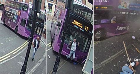 Watch Shocking Moment Man Gets Mowed Down By Bus But Gets Up And