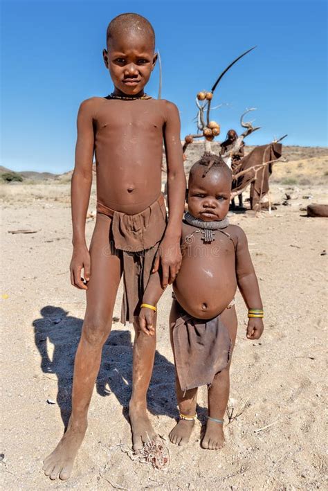 Namibia Afryka Plemię Himba Zdjęcie Stock Editorial Obraz złożonej z