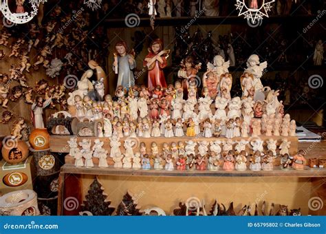 Christmas Market Products Vienna Stock Photo Image Of Leading