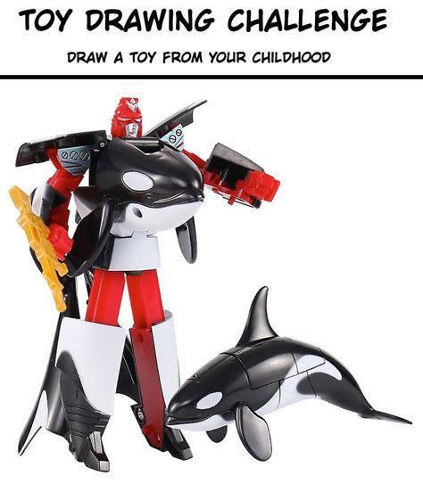 Toy Drawing Challenge Orca Robot By Mcsaurus On Deviantart