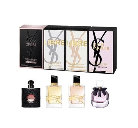 Yves Saint Laurent Mini Perfume Set Black Opium Libre Mon Paris 7