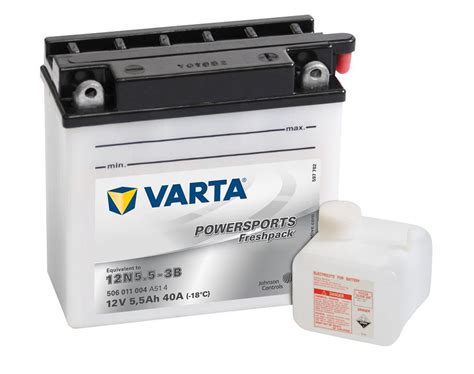 Varta Motorrad Batterie Powersports Freshpack 12V 506 011 004 Batterie