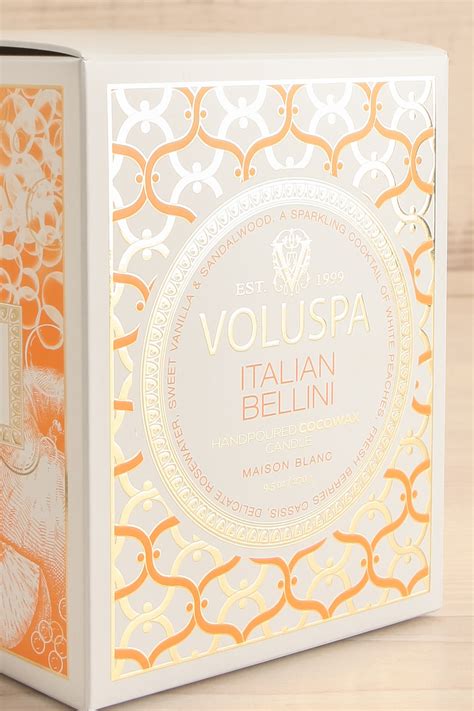 Italian Bellini Classic Candle By Voluspa La Petite Garçonne