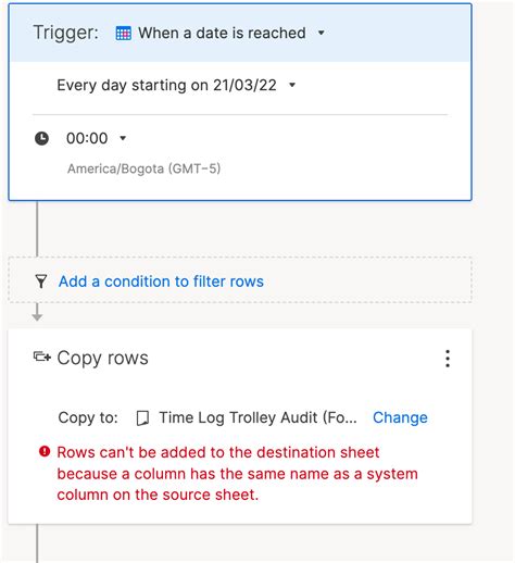 Unable To Create Automation — Smartsheet Community